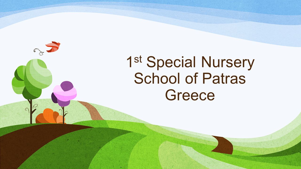 1st Special Nursery School of Patras Greece